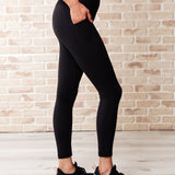 Somewhere to Start Leggings in Black