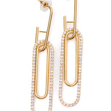 Sonia Link Earrings In Gold