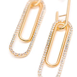 Sonia Link Earrings In Gold