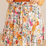 Spring Fields Floral Skirt