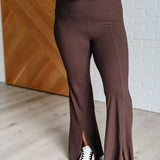 Stamina Stride Flare Leggings in Espresso