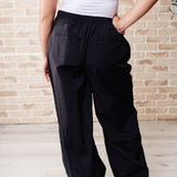 Step Up Joggers in Black