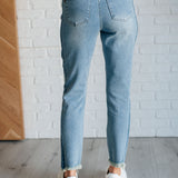 Susan High Rise Side Panel Detail Slim Jeans