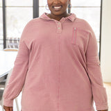 Sweet Crush Collar Pullover in Mauve