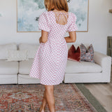 The Moment Checkered Babydoll Dress