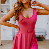 Think Pink Sleeveless Skort Dress