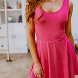 Think Pink Sleeveless Skort Dress