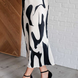 Thoroughly Modern Plisse Midi Skirt