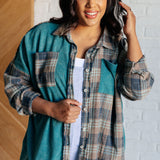 Tied for Time Thermal Plaid Button Up