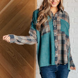 Tied for Time Thermal Plaid Button Up