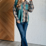 Tied for Time Thermal Plaid Button Up