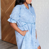 Westward Movement Denim Shirtdress