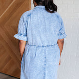 Westward Movement Denim Shirtdress