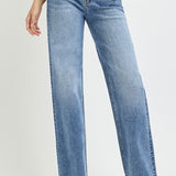 RISEN Full Size High Rise Straight Leg Jeans with Pockets