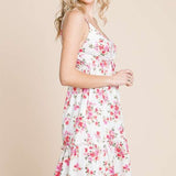 Culture Code Full Size Floral Frill Cami Dress