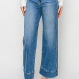 Risen Full Size High Rise Wide Leg Jeans