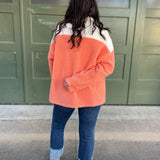 PREORDER: Half Zip Fleece Pullover in Sherbet