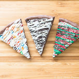 Holiday Peppermint Pizza Slice