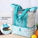 Double Layer Insulated Storage Beach Bag