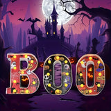 BOO Light Up LED Marquee Letters