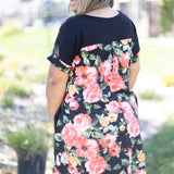 Double Take Short Sleeve Dress