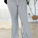 Stay Between The Lines - Flare Pants