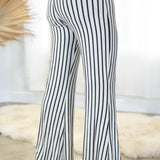 Stay Between The Lines - Flare Pants