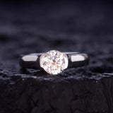 1.5 Carat Moissanite 925 Sterling Silver Ring