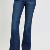 RISEN Full Size High Rise Flare Jeans with Pockets