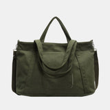 Corduroy Solid Large Tote Bag