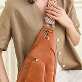 Adored Take A Trip PU Leather Sling Bag