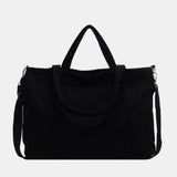 Corduroy Solid Large Tote Bag