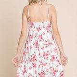 Culture Code Full Size Floral Frill Cami Dress