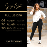 PreOrder  | BLACK FULL-LENGTH Leggings with POCKET - Luxe Leggings by Julia Rose® R5