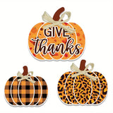 Give Thanks Pumpkin Trio