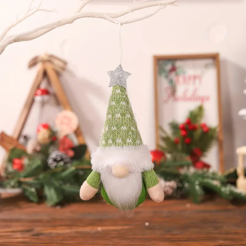 Plush Gnome Ornaments