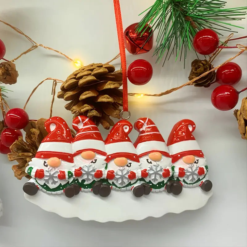 Gnome Family Christmas Ornaments