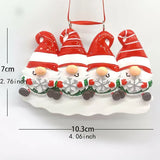 Gnome Family Christmas Ornaments