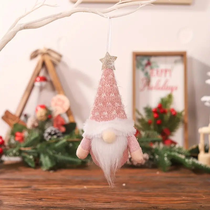 Plush Gnome Ornaments