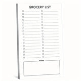 Magnetic Grocery List Notepads - Set of 2