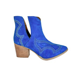 Journee Ankle Boots in Blue