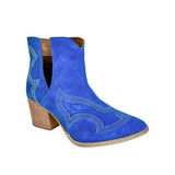 Journee Ankle Boots in Blue