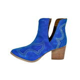 Journee Ankle Boots in Blue