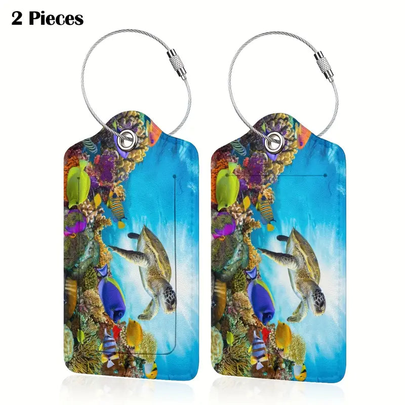 Sea Life Luggage Tags - Set of 2