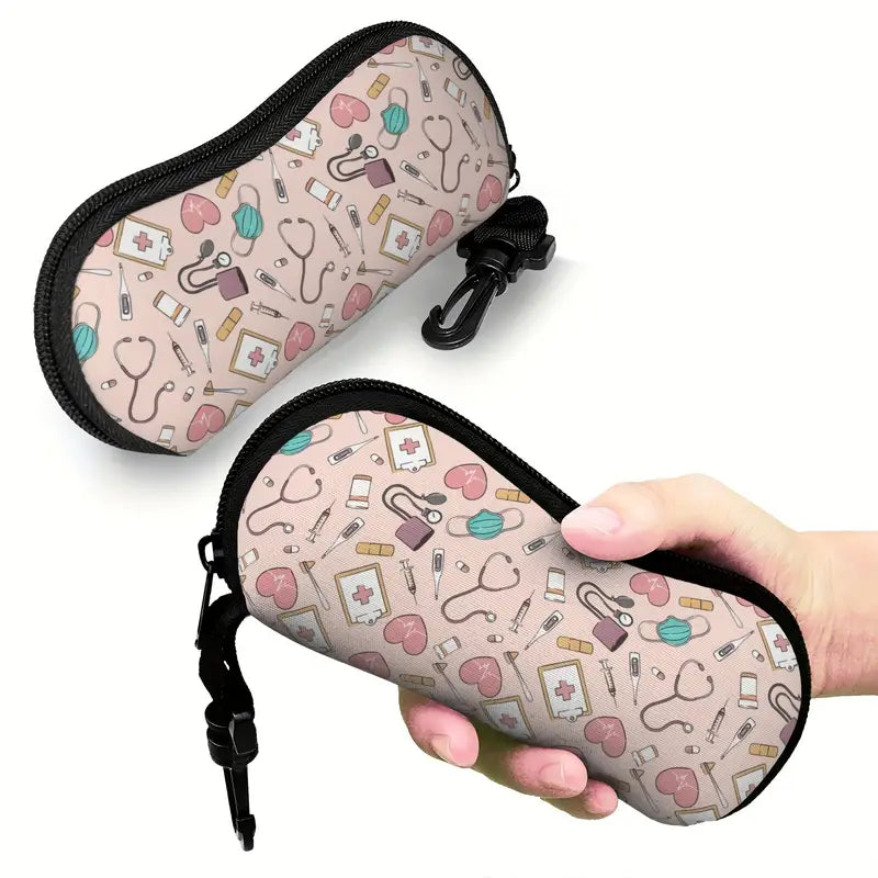 Neoprene Zipper Glasses Case