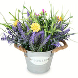 Lavender & Daisies Mixed Floral Pot