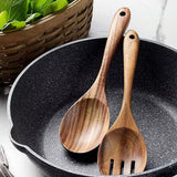 Wooden Salad Serving Set