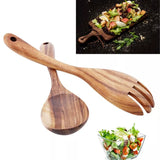 Wooden Salad Serving Set