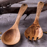 Wooden Salad Serving Set