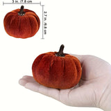 Velvet Pumpkins 12pcs